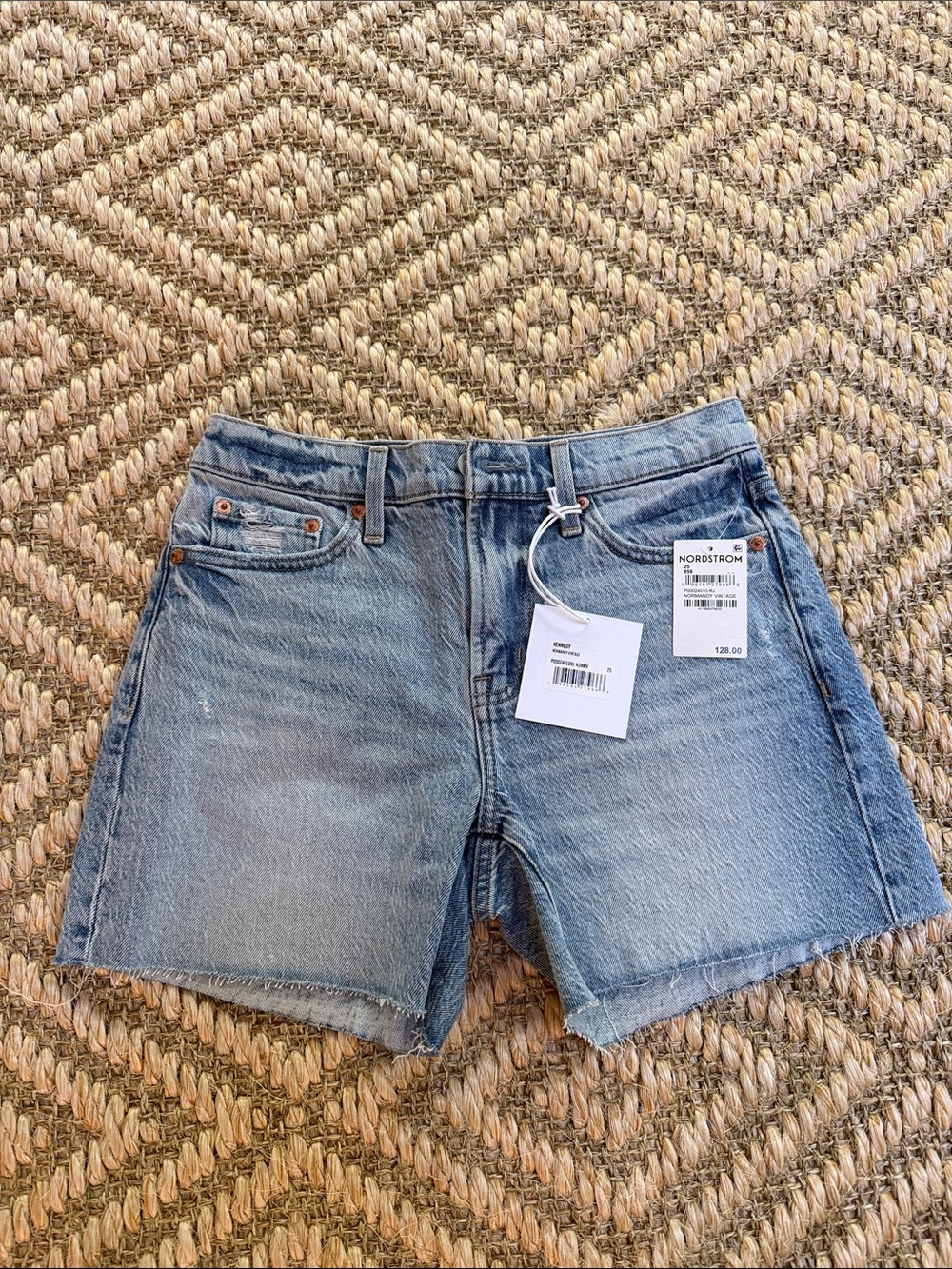 Nordstrom Light Blue Denim Cutoff Shorts